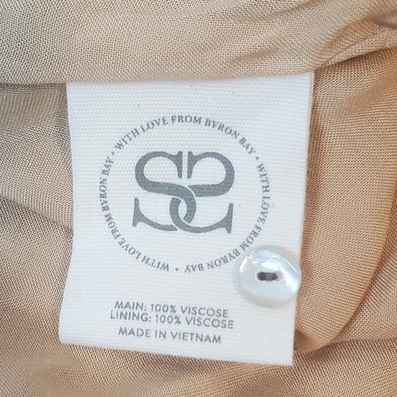 SPELL | Madame Peacock Boho Mini Dress - Coffee - Picture 6 of 7